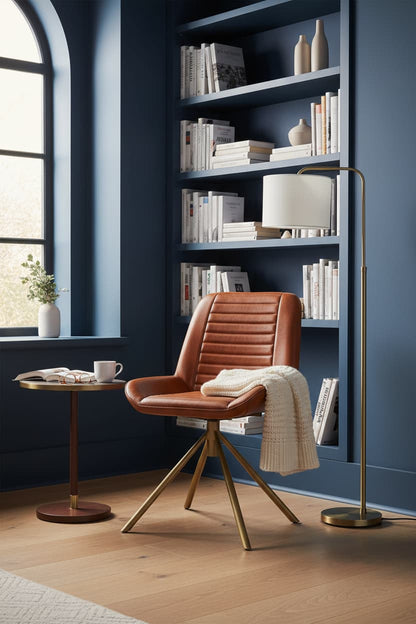 Dakota Tan Leather Chair