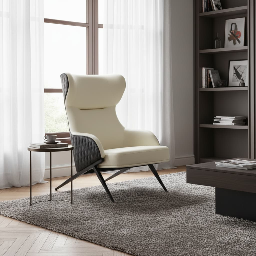 Baltic Ivory Arm Chair