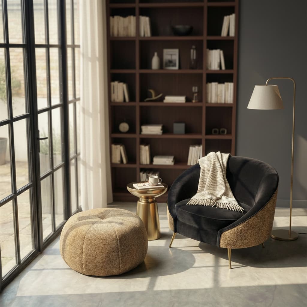Tribeca Leopard Print Armchair