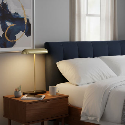 Kepler Brass Finish Desk Lamp