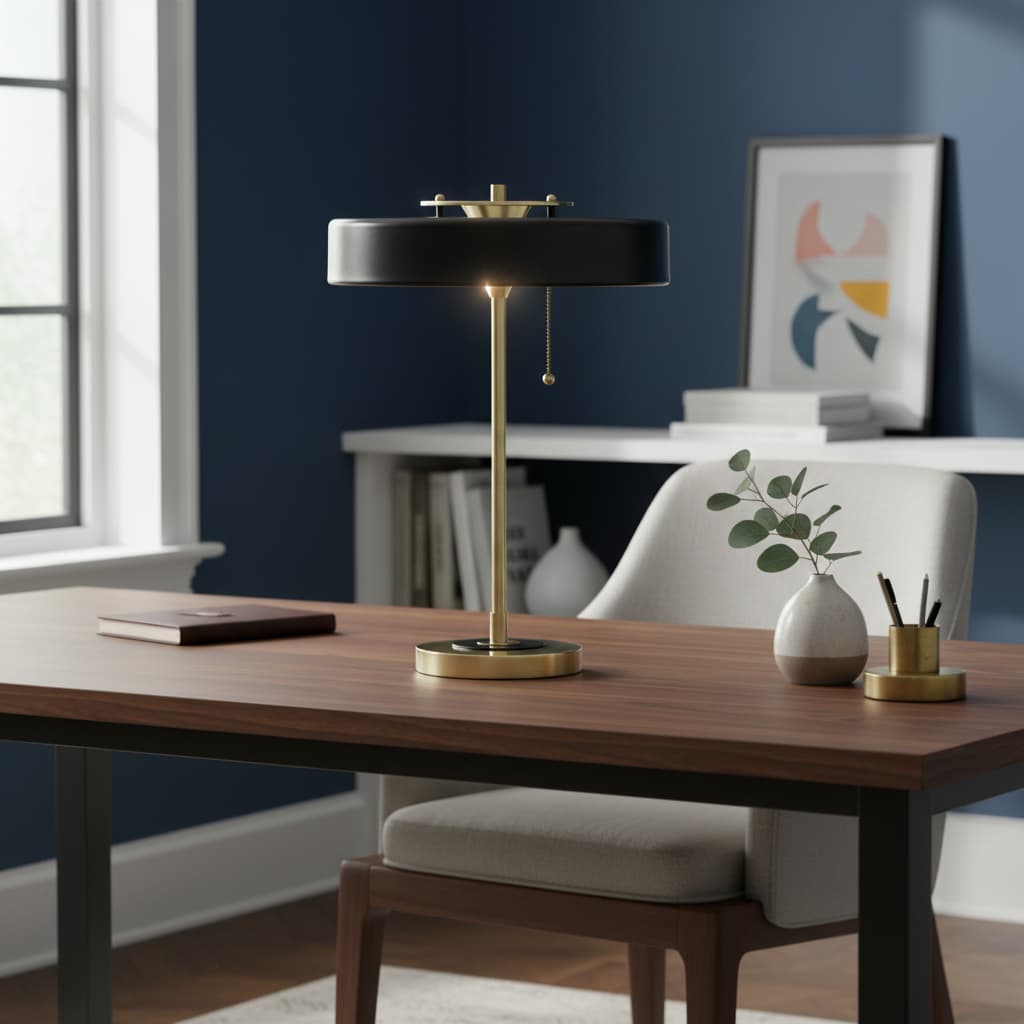 Veneto Black and Gold Table Lamp
