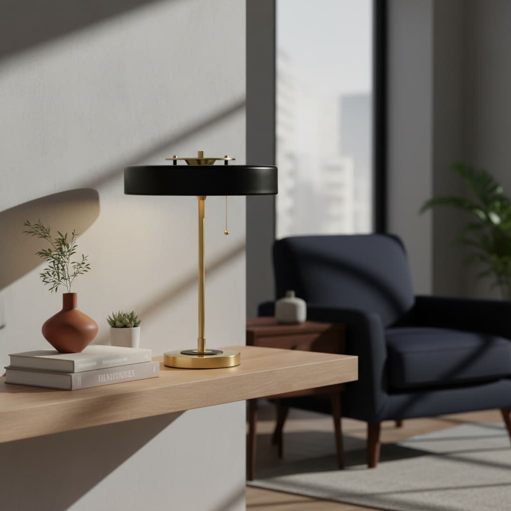Veneto Black and Gold Table Lamp