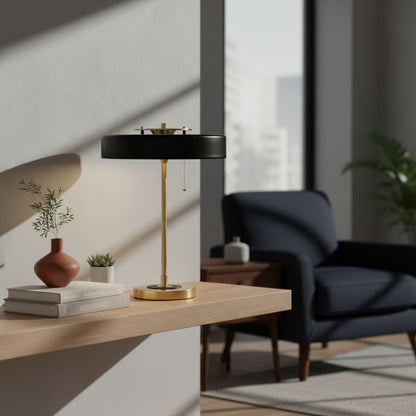 Veneto Black and Gold Table Lamp