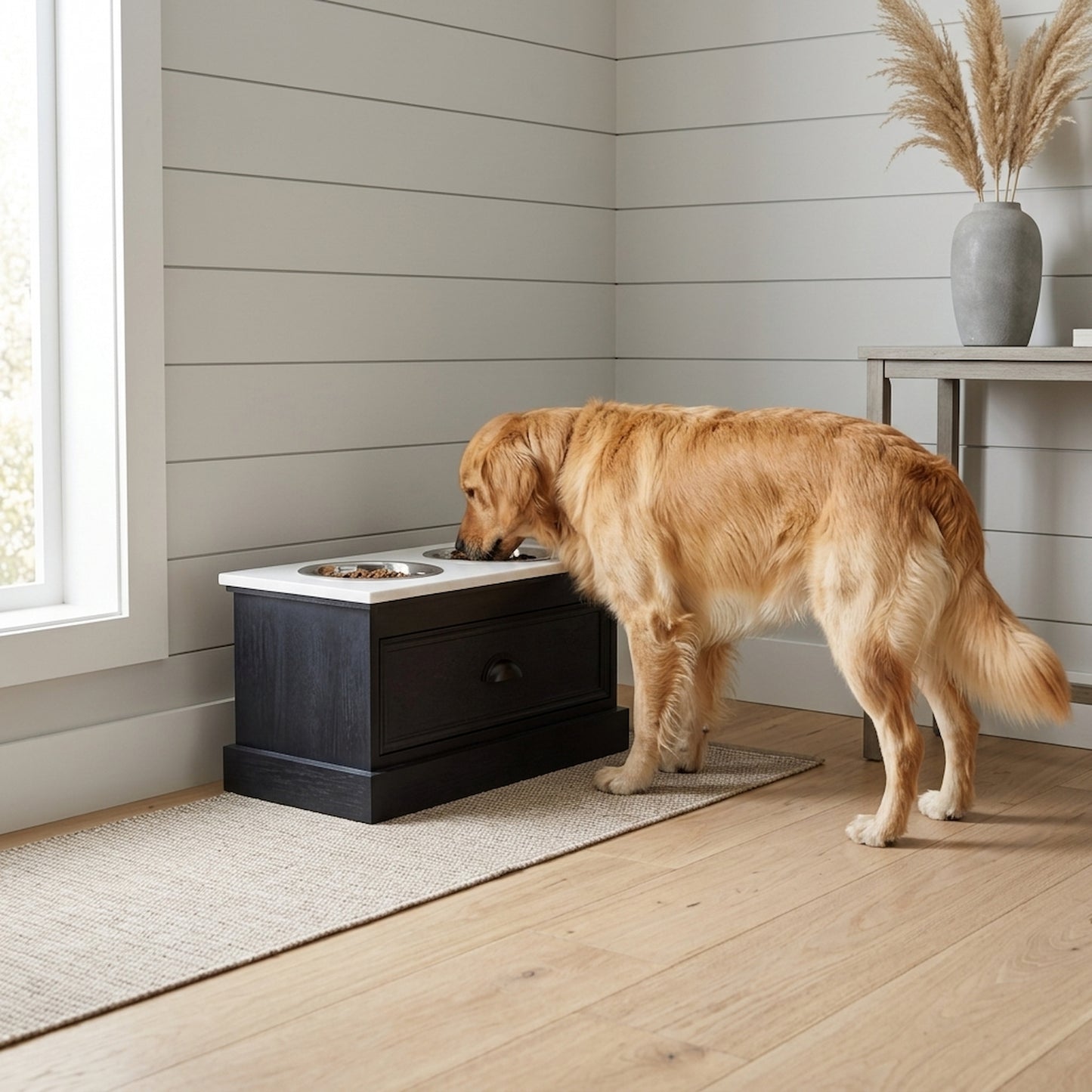 Contour Collection Pet Feeder Table