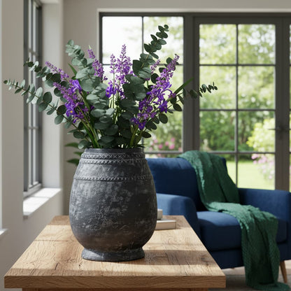 Etched Collection Tall Vase