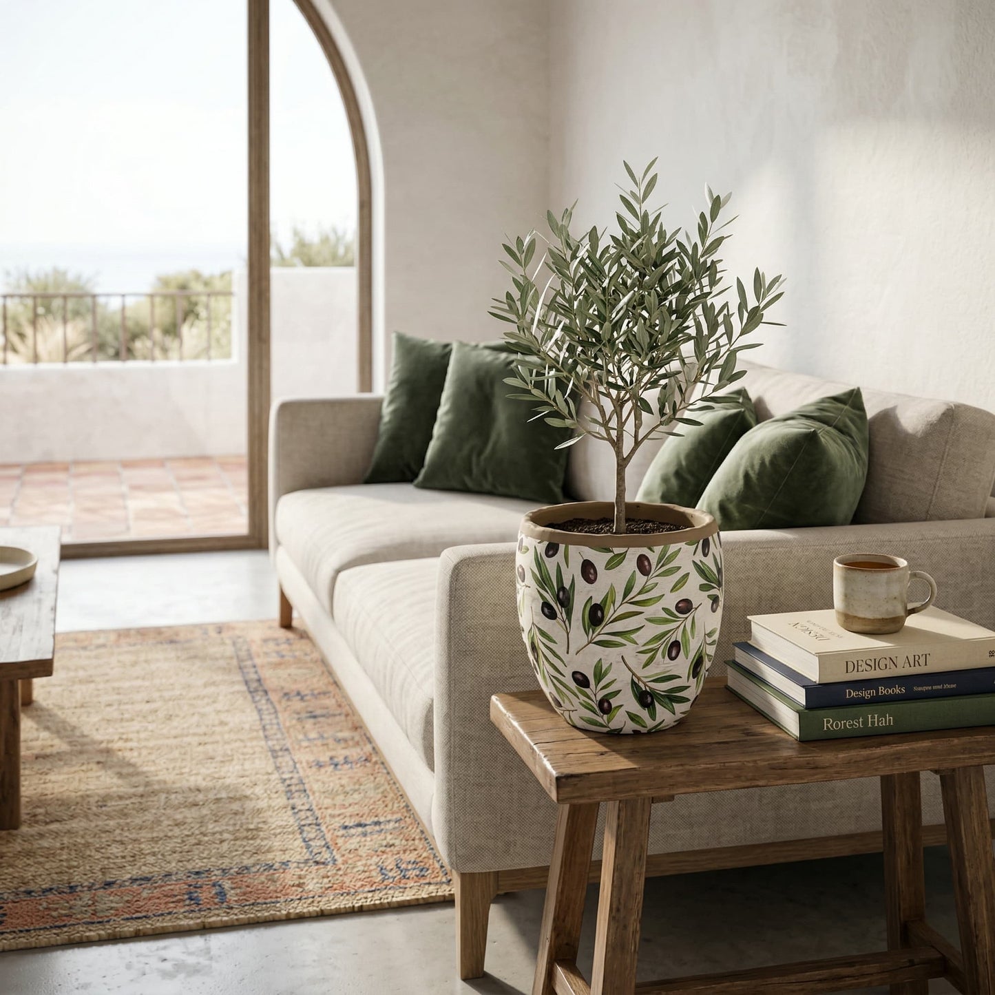Verdal Olive Large Planter