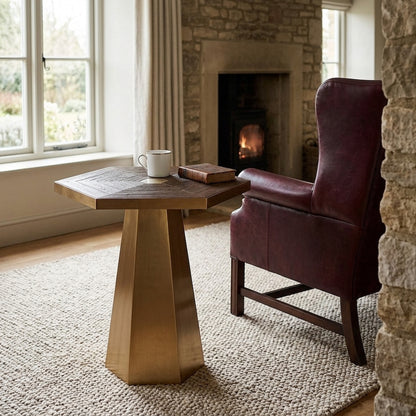 Colossus Large Hexagon End Table