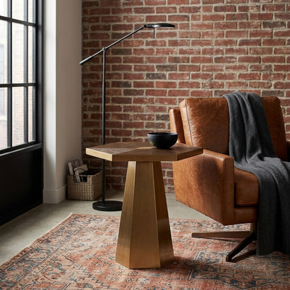 Colossus Large Hexagon End Table