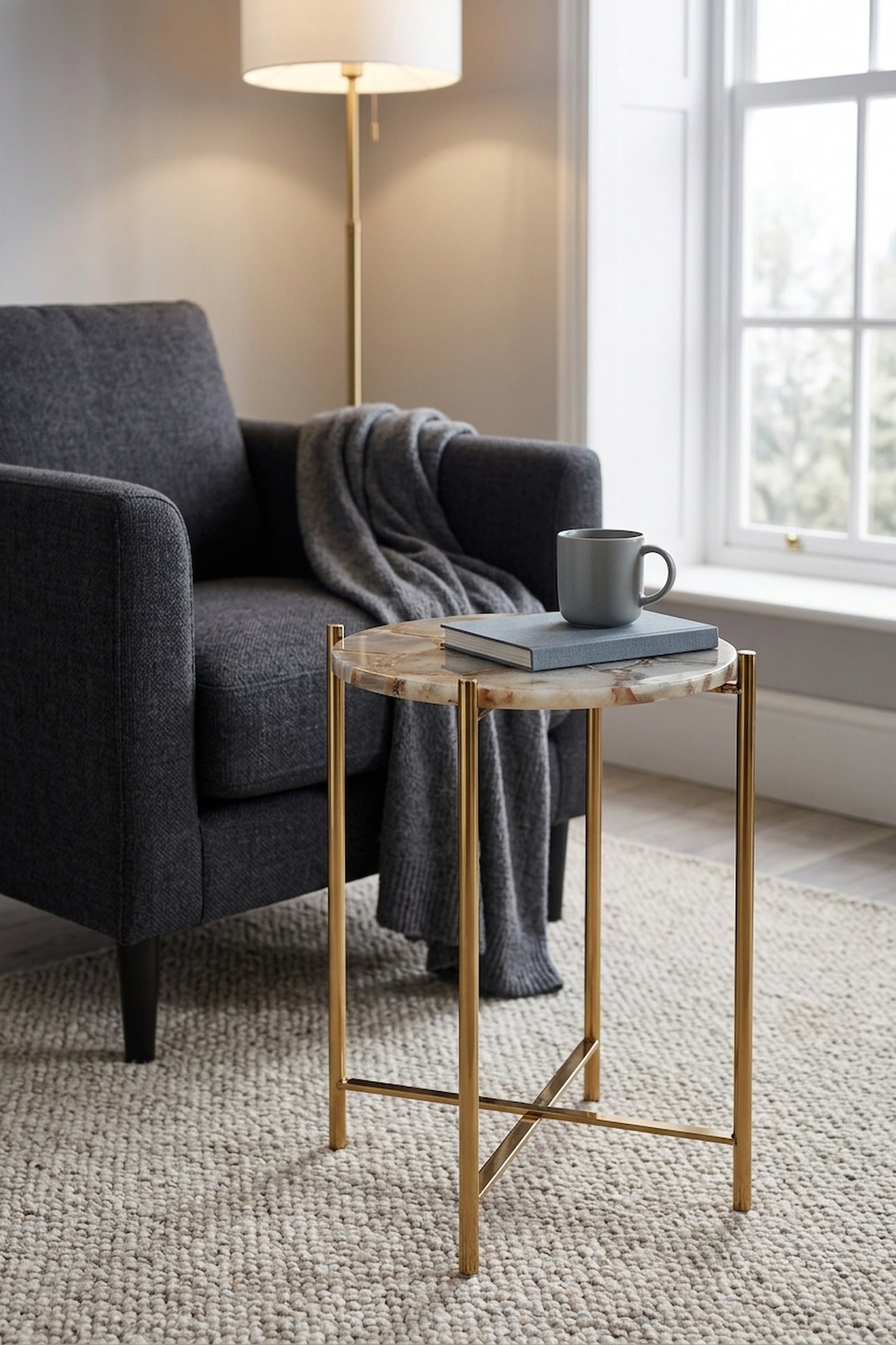 Agate Natural Agate Side Table