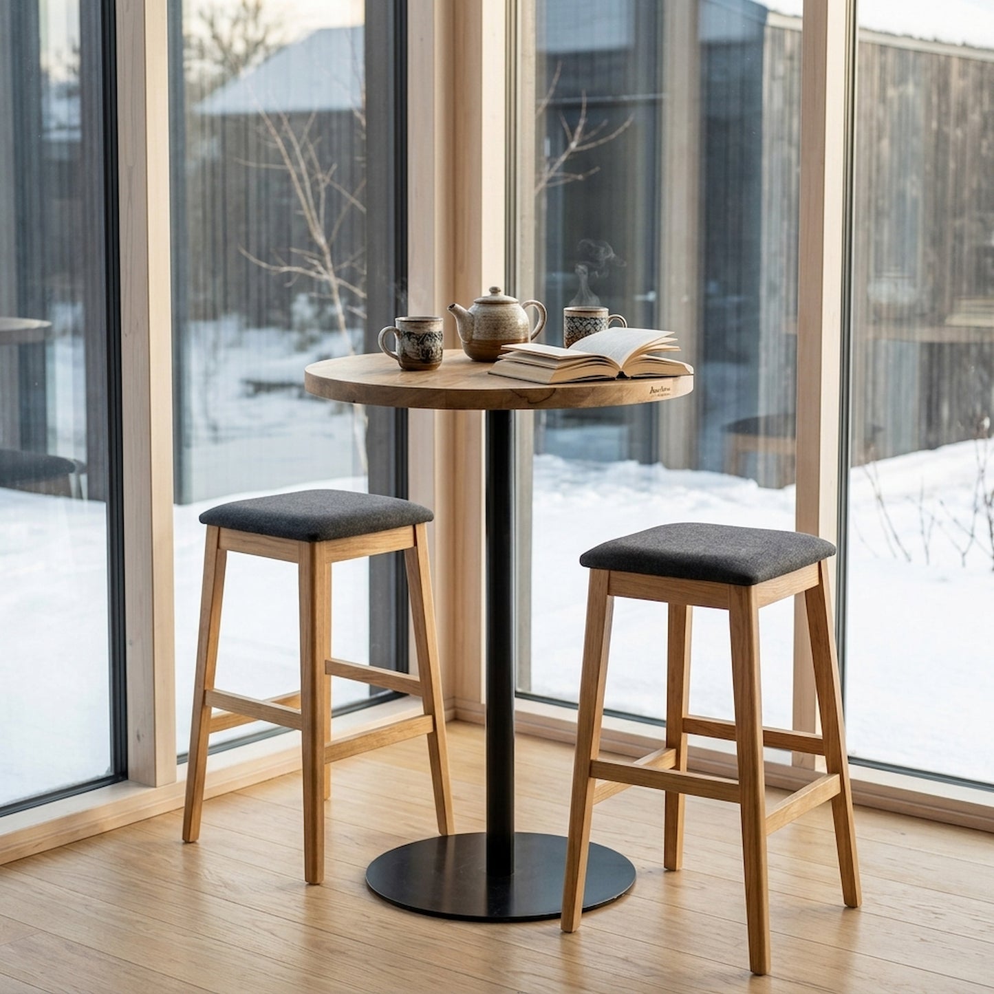 Franklin Hardwood Bar Table