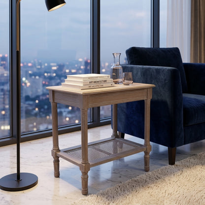 The Serene Rattan Collection Side Table