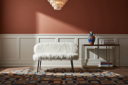 Ochre Sofa With Black Legs