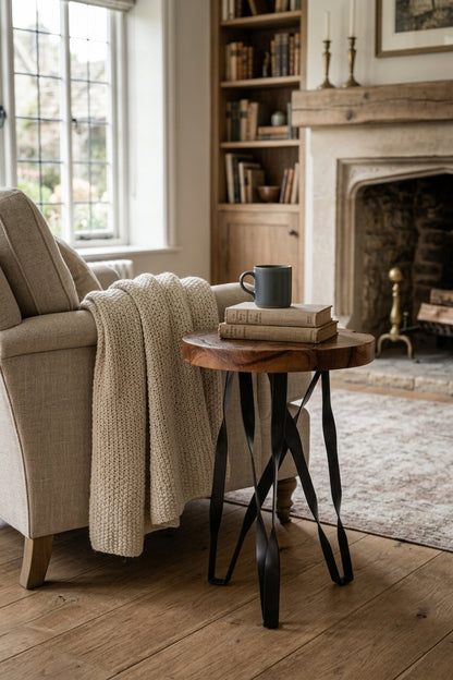 Teak Round Stool