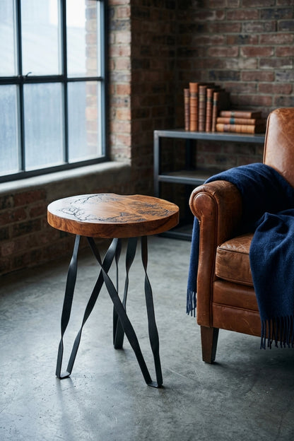 Teak Round Stool