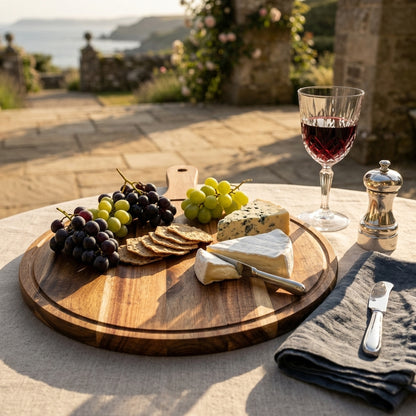 Round Acacia Serving Board