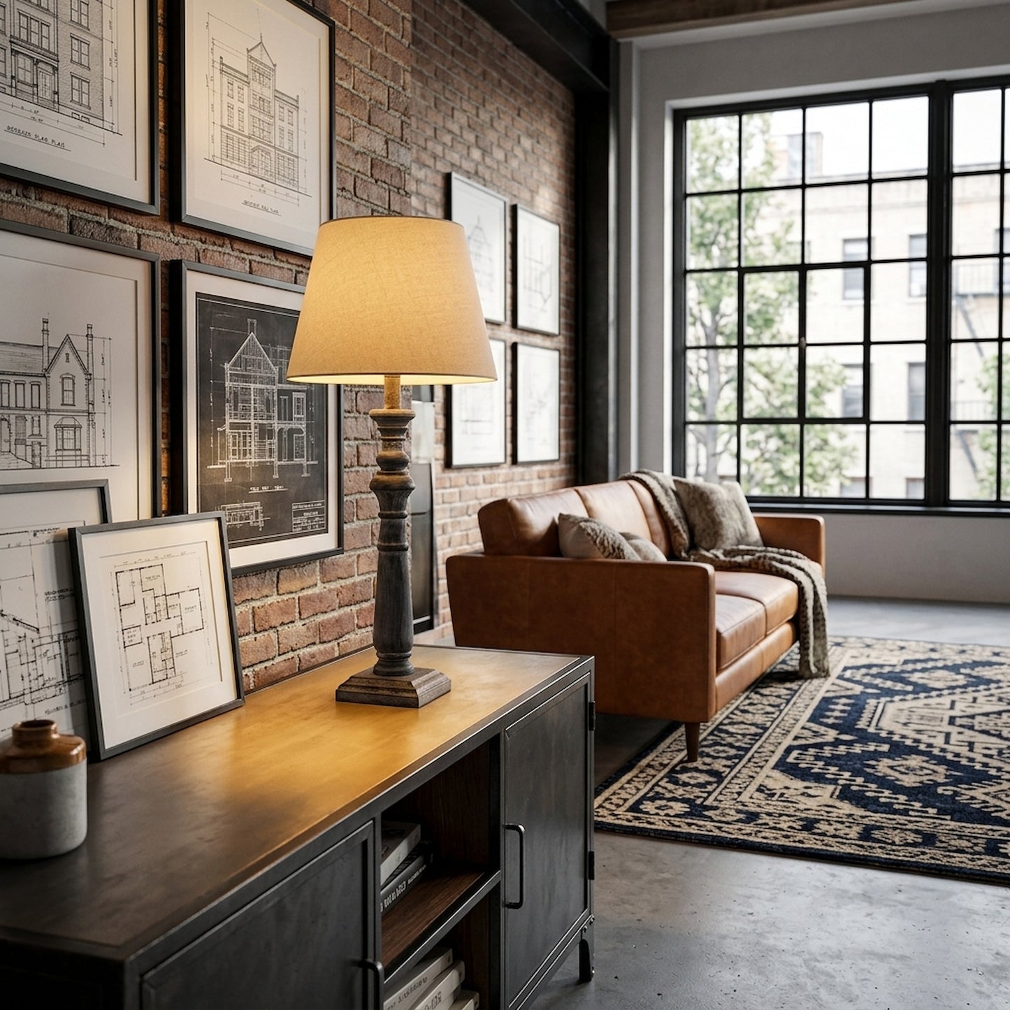 Incia Column Table Lamp