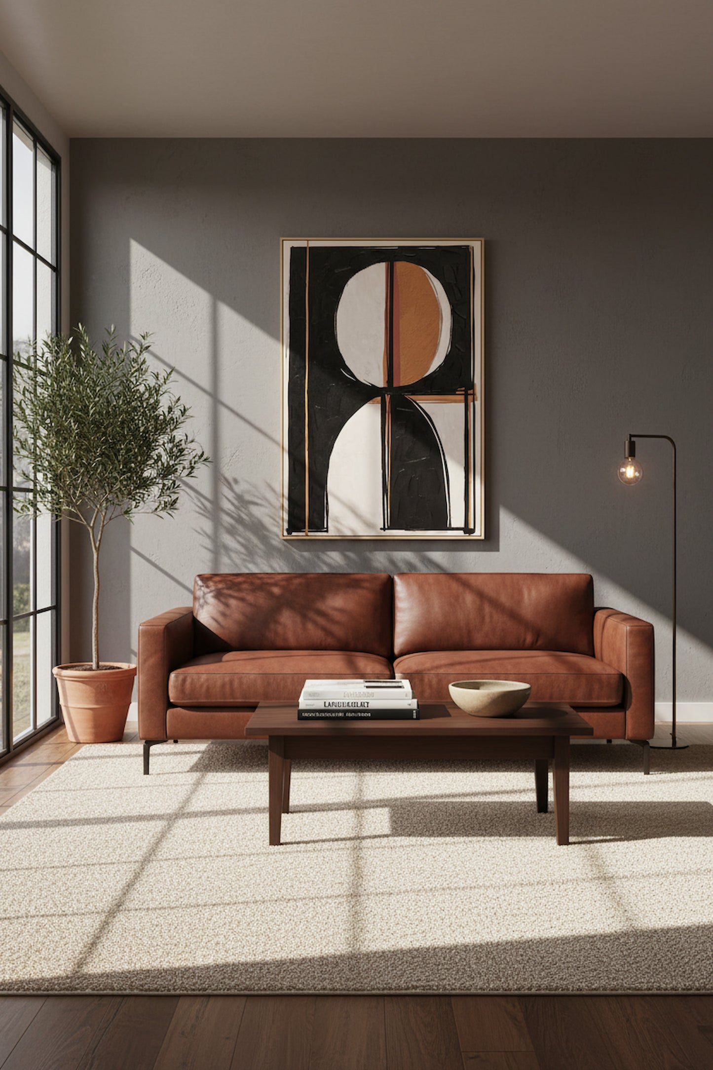 Modernist Abstract Geometric Design Wall Art