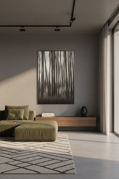 Modernist Black And Natural Classic Wall Art