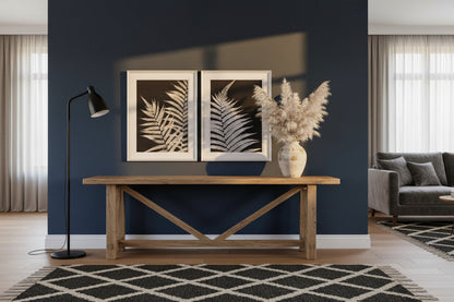Foundation Set Of Two Leaf Print Wall Art