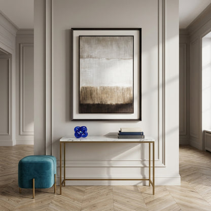 Extra Large Moderno Painting On Linen Mounted In Frame