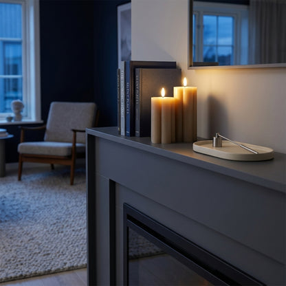 Luxe Collection Natural Glow 2.75x6 Stone LED Candle