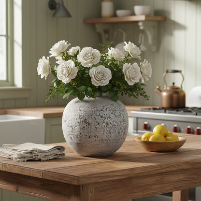 Tiber Stone Ceramic Vase