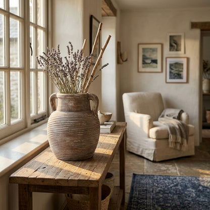 Siena Brown Amphora Pot