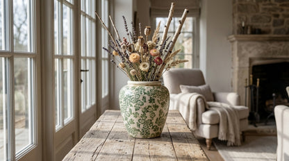 Small Green Clover Olpe Vase