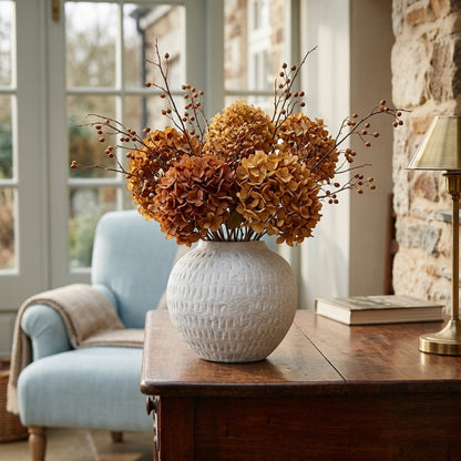 Ashen Large Round Vase