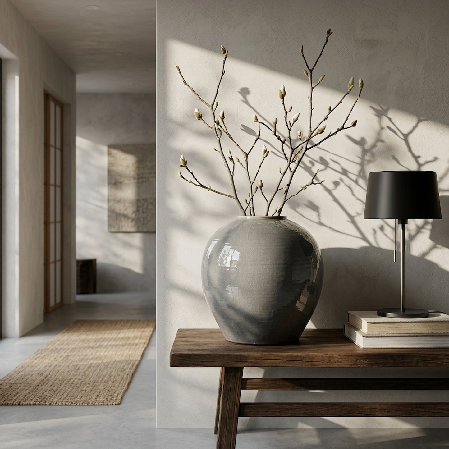 Garda Grey Glazed Regola Vase