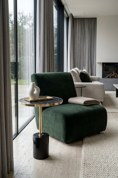 Lumina Warm Metallic End Table