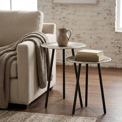 Knight Set of two Side Tables