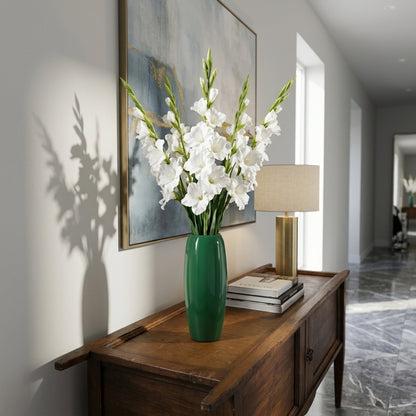 White Gladioli