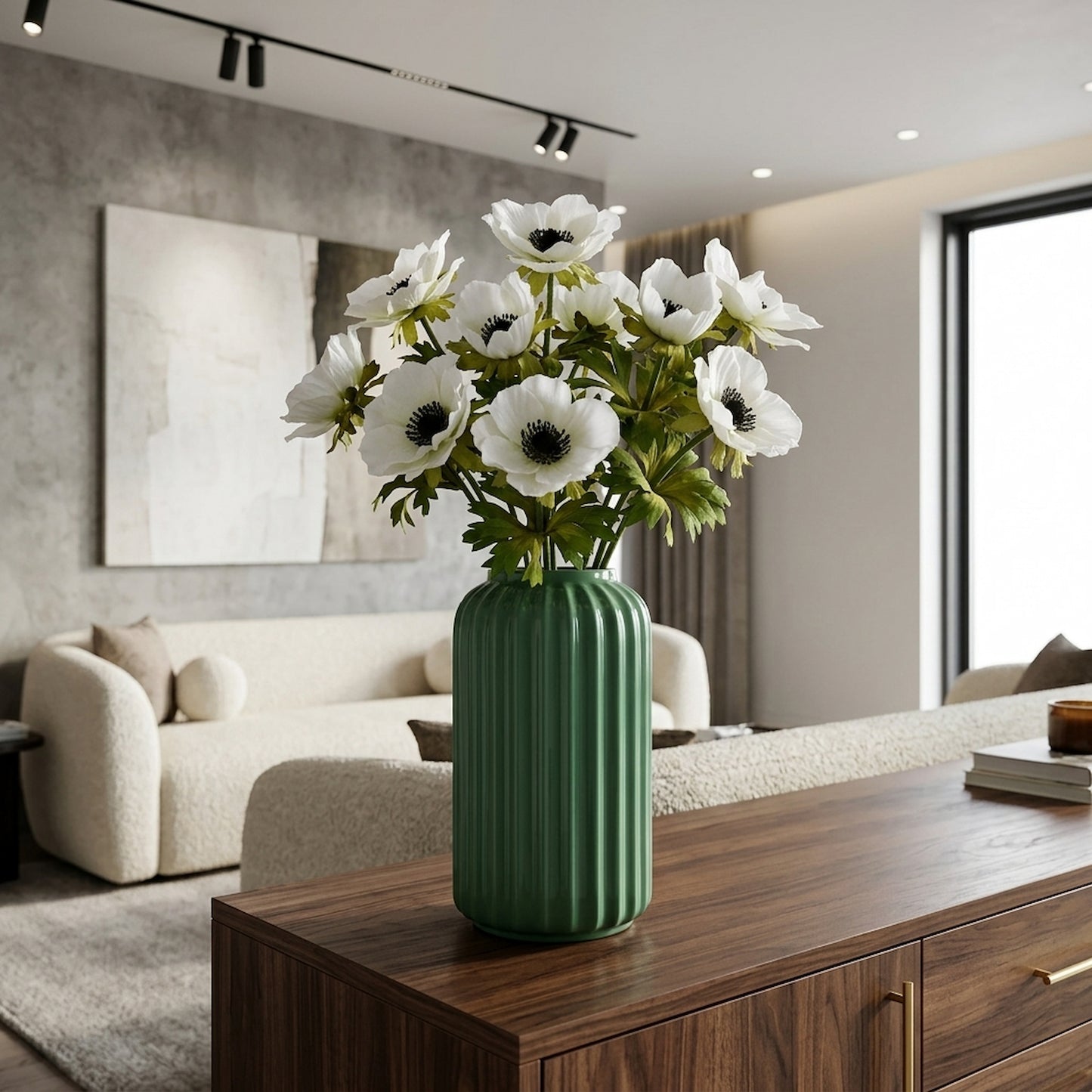 White Anemone Spray