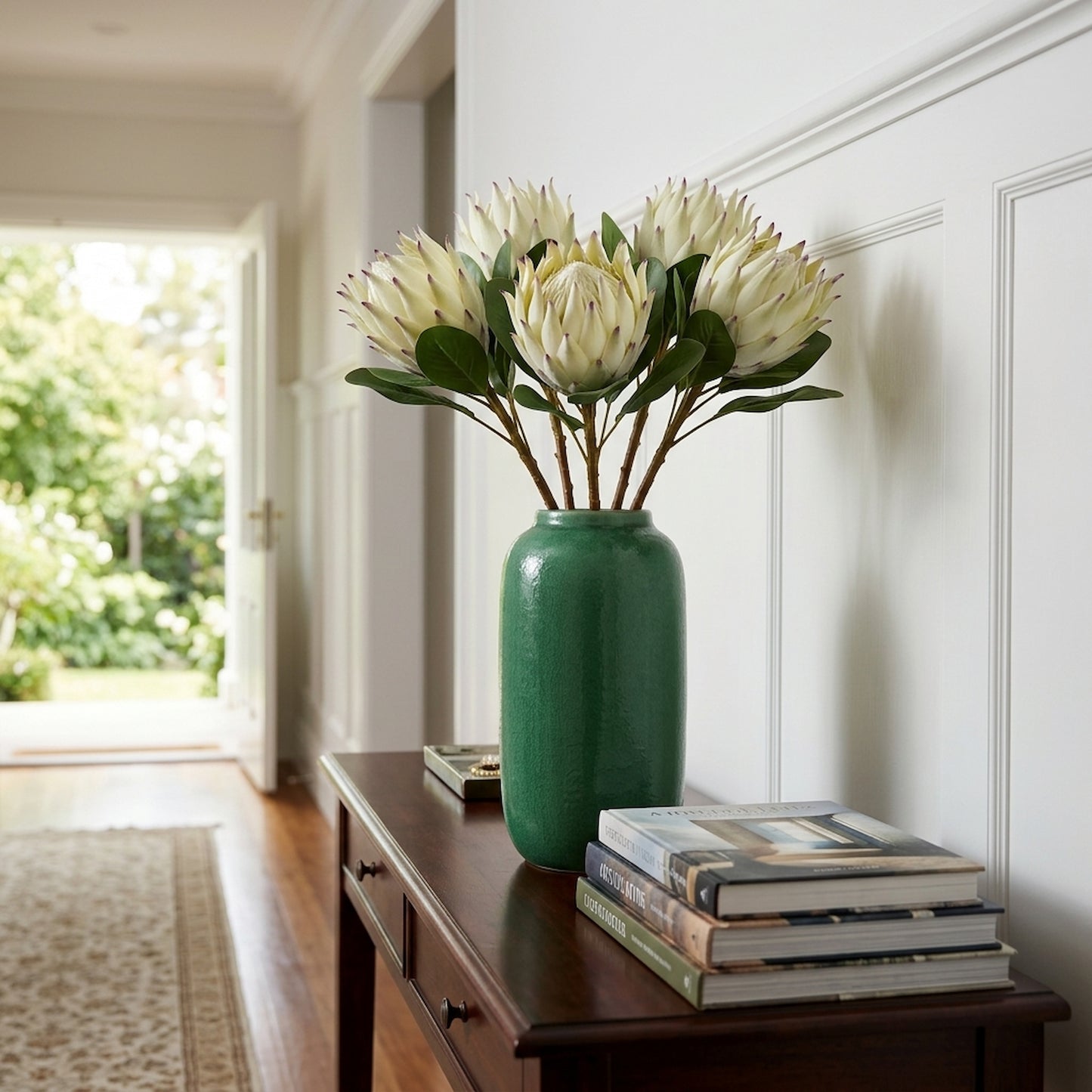 Large White Protea