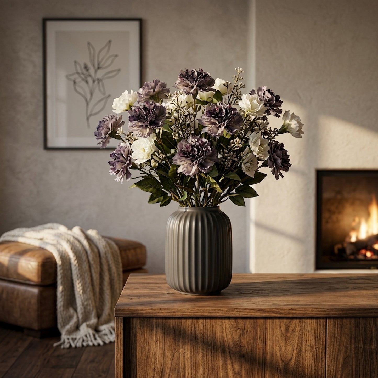 Purple Carnation Stem
