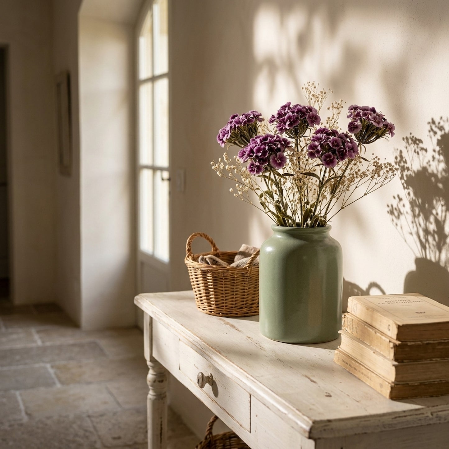 Purple Dianthus Spray