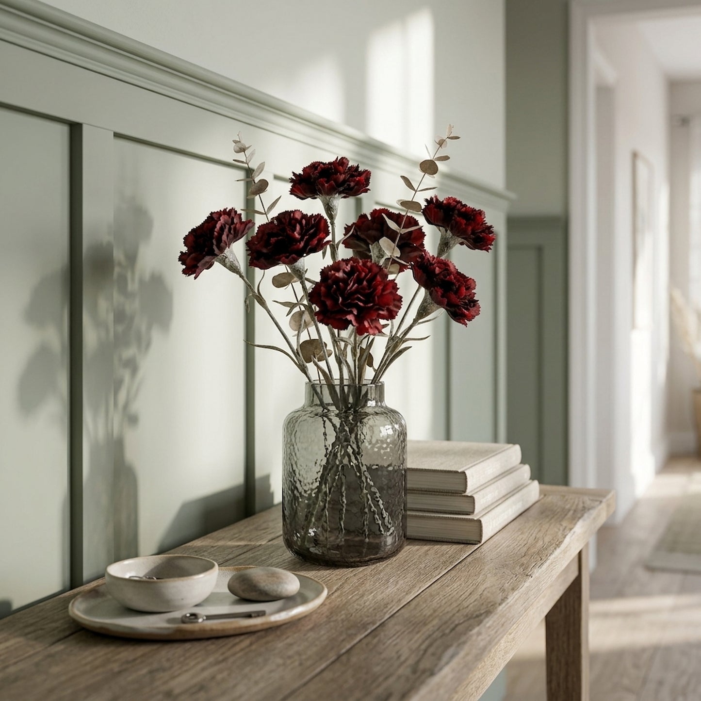 Burgundy Carnation Stem