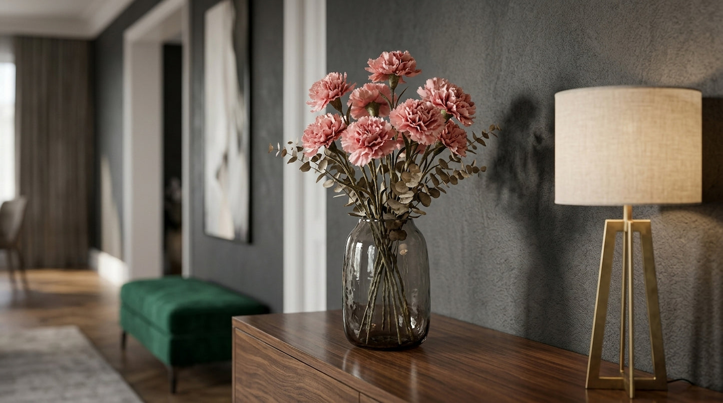 Pink Carnation Stem