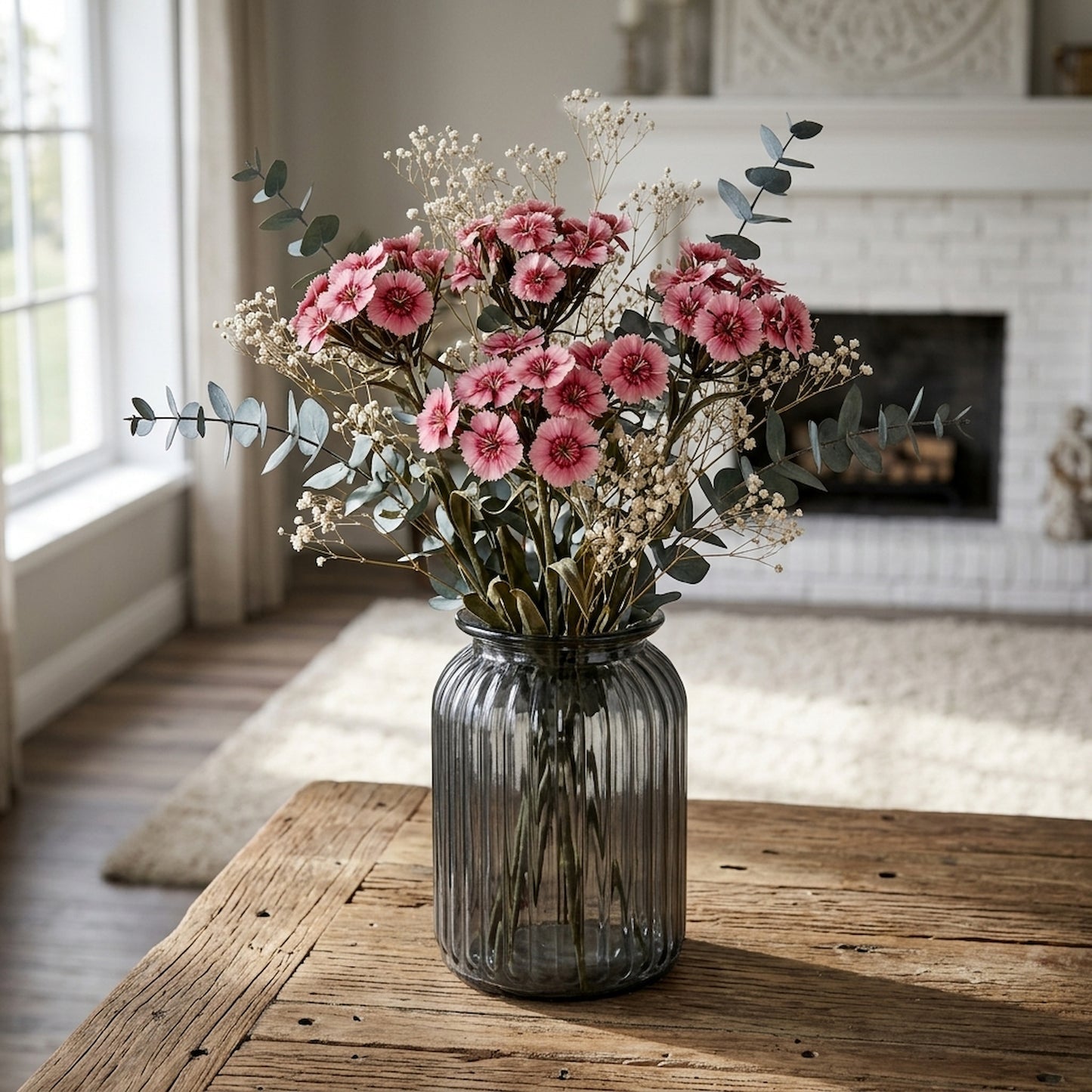 Pink Dianthus Spray