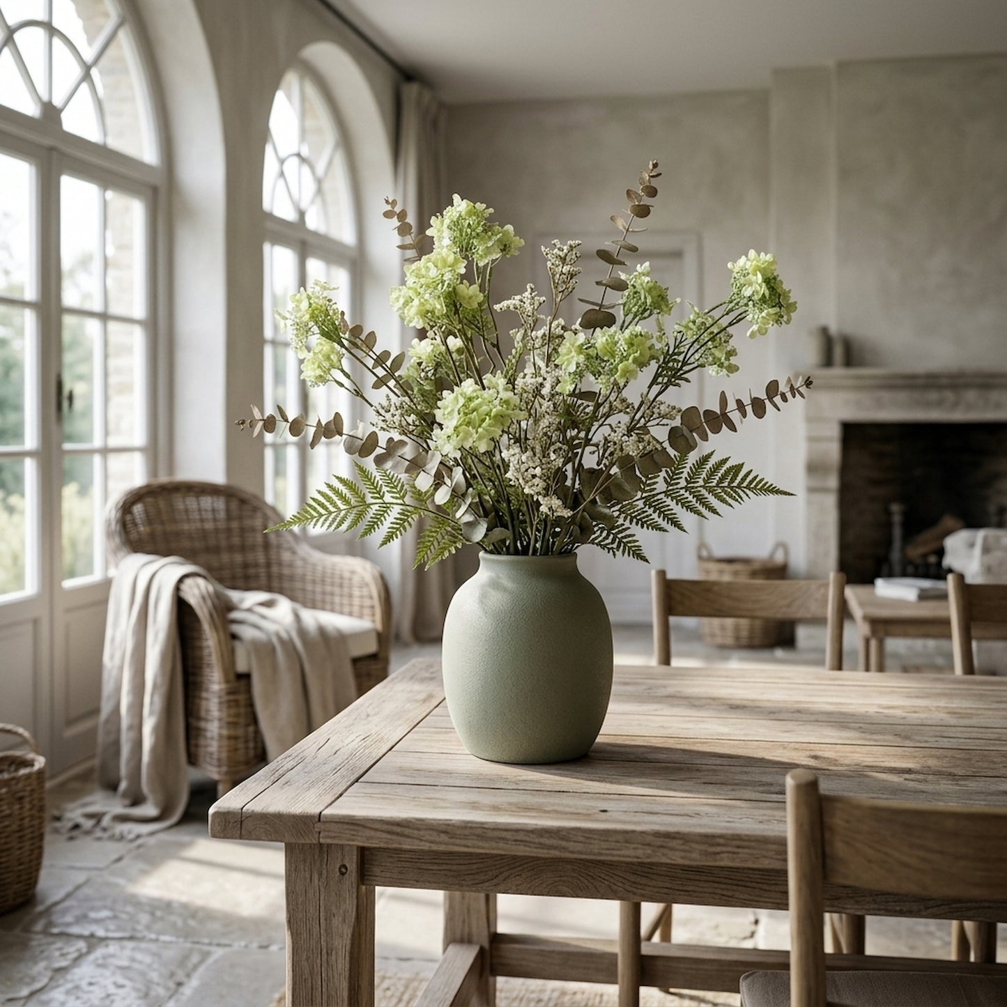 Green Plumb Blossom Spray