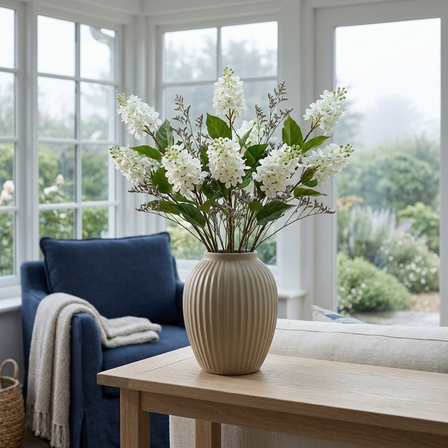 The Natural Garden Collection White Lilac Stem
