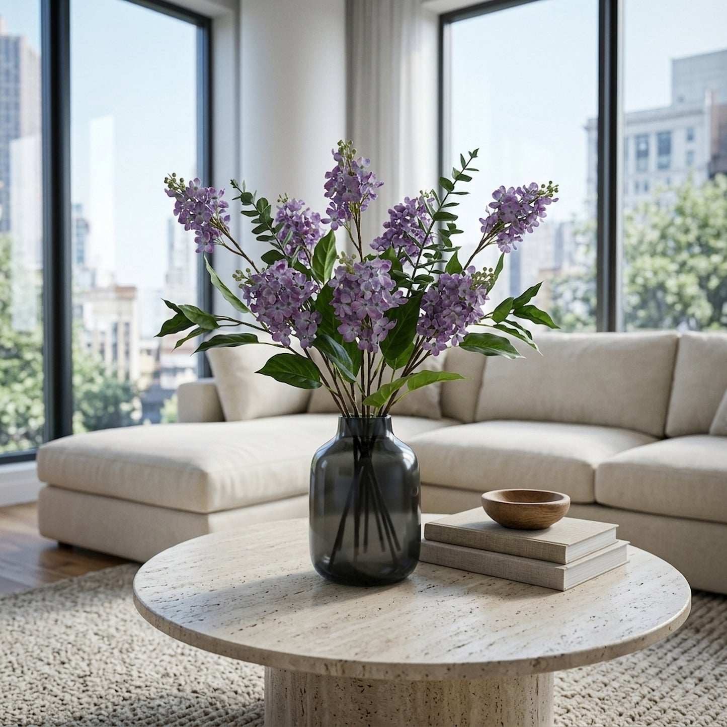 The Natural Garden Collection Purple Lilac Stem