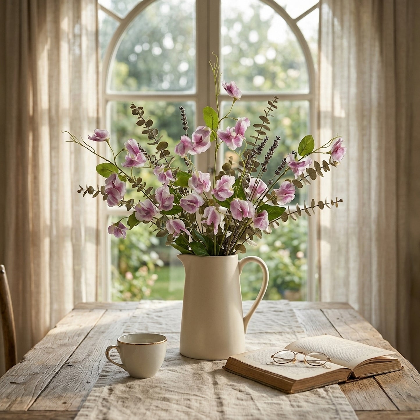 The Natural Garden Collection Purple Sweetpea Stem