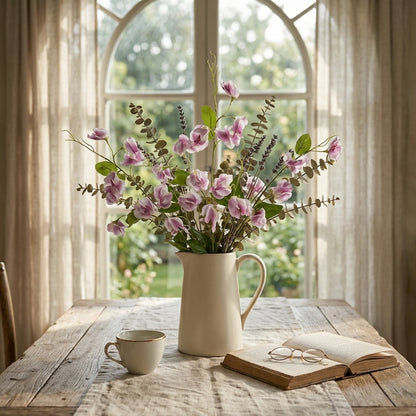 The Natural Garden Collection Purple Sweetpea Stem