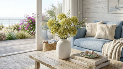 Green And Beige Allium
