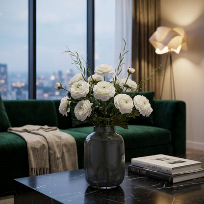 The Natural Garden Collection White Ranunculus
