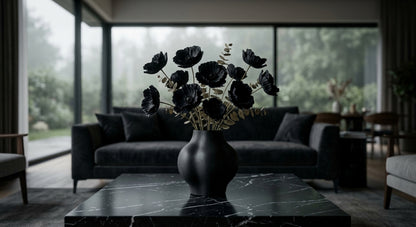 Tall Black Poppy Stem