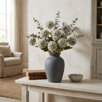 Pale Green Blue Short Chrysanthemum