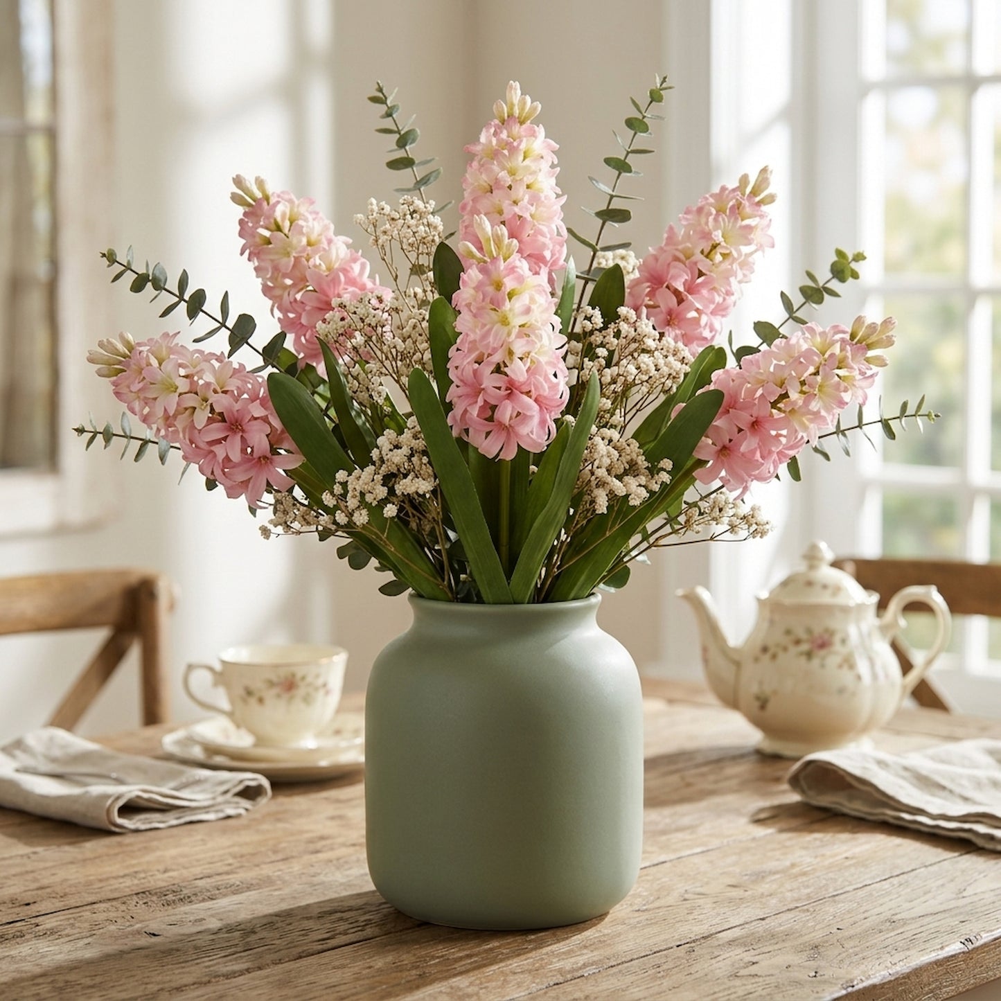 Pink Hyacinth Stem
